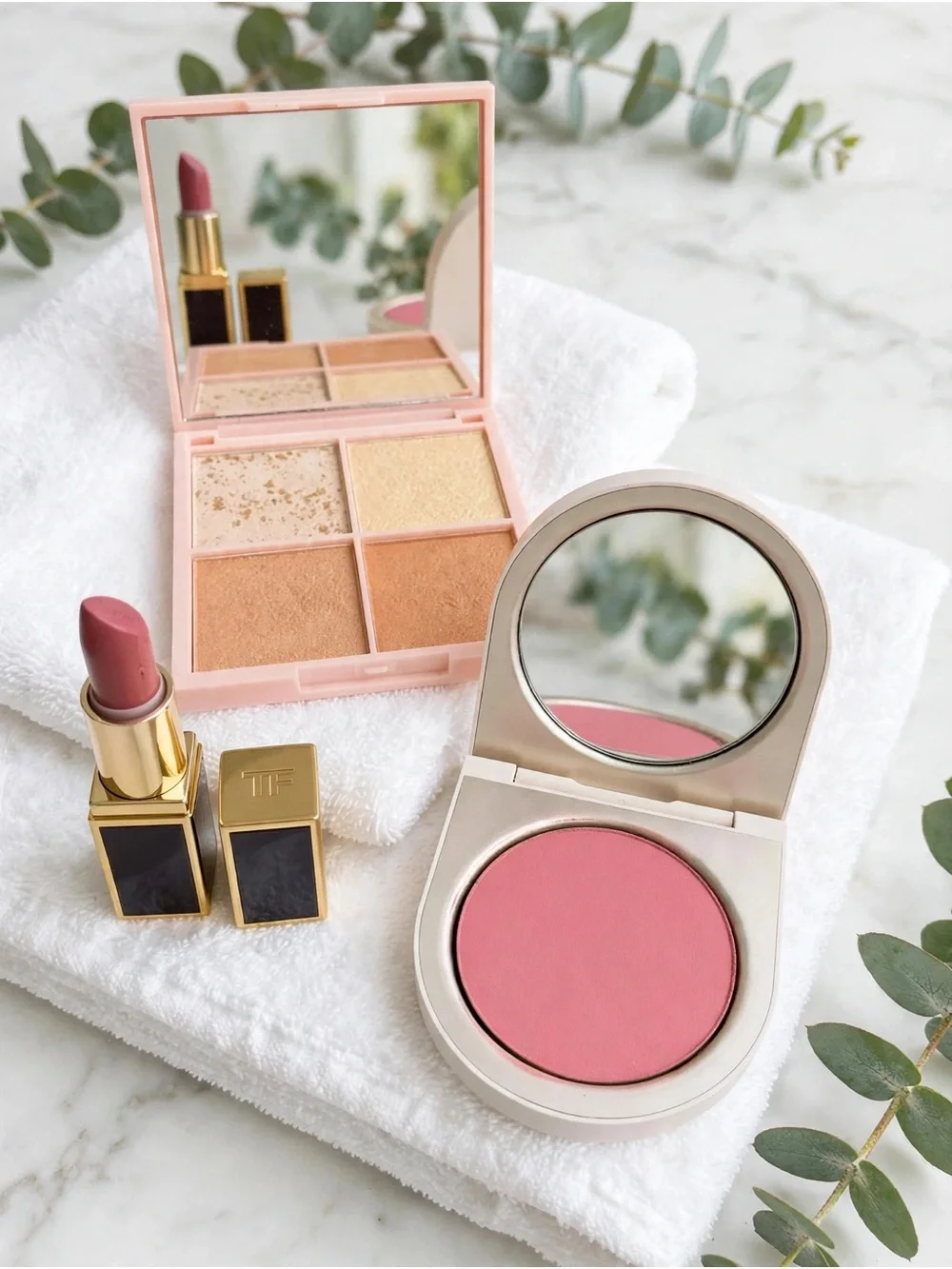 Tom Ford Pink Cream Blush & Bronze Palette Set, rose inc blush 🌺